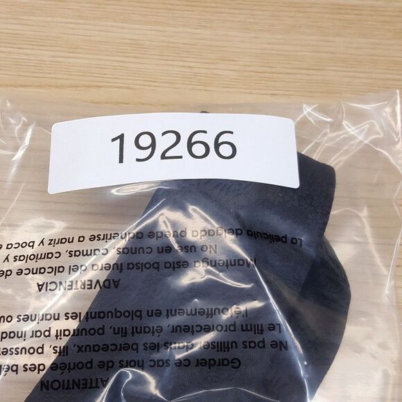 BAR III Mens Neck Tie Solid Black Floral Jacquard Skinny Textured Silk Blend - Picture 6 of 6